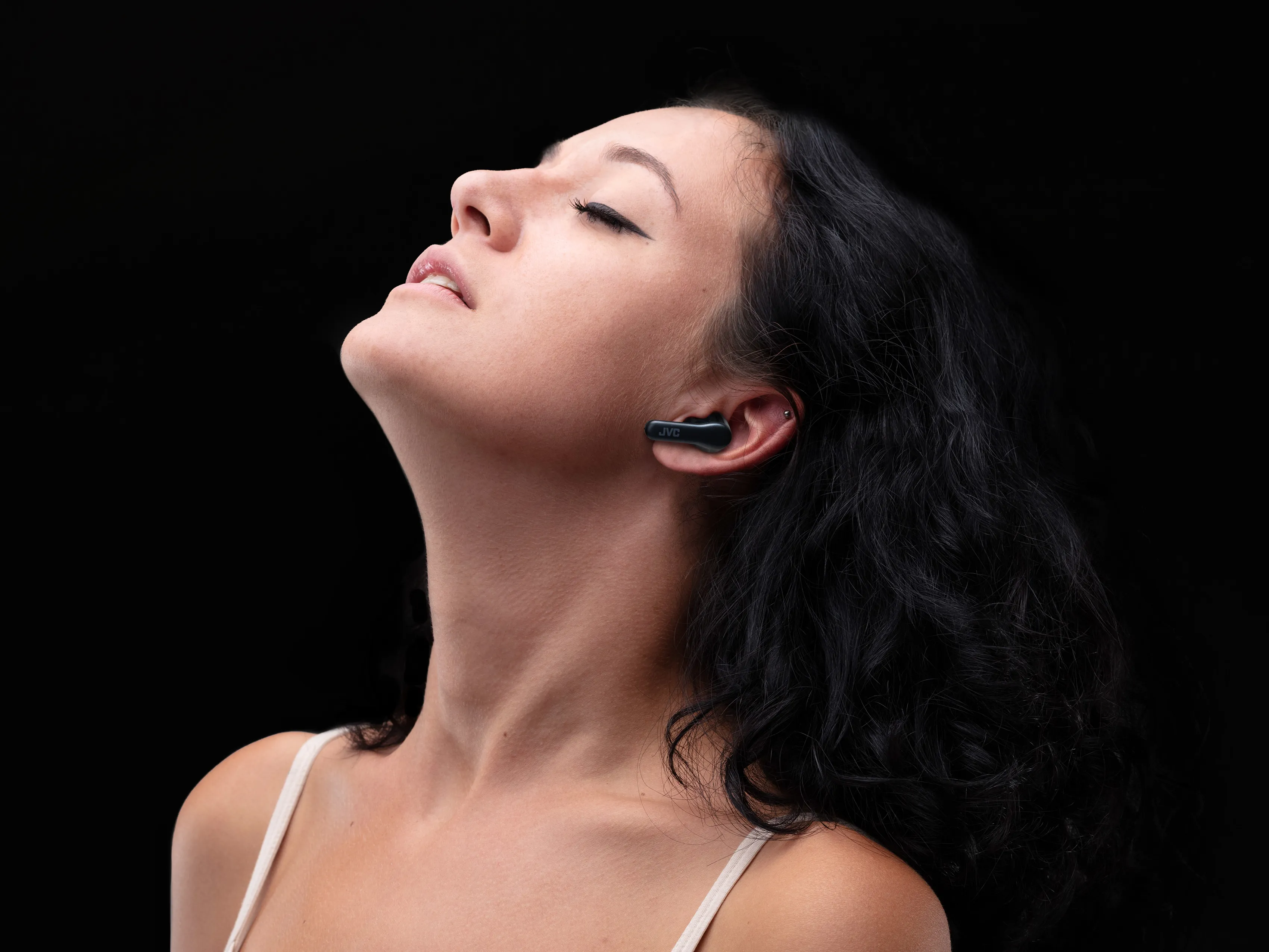 JVC HA-A3T TWS - tr&aring;dl&ouml;sa in-ear h&ouml;rlurar, svart