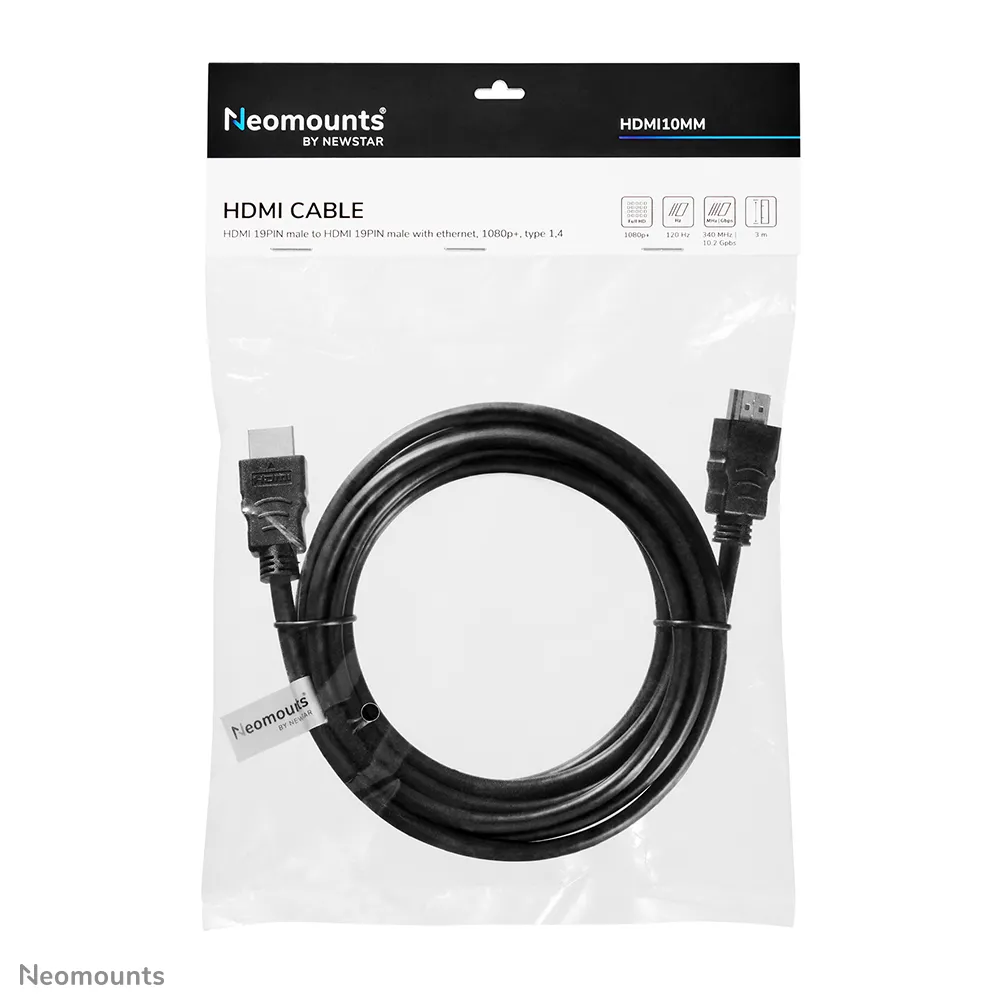 Newstar HDMI &ndash; HDMI 1.3 - cable, 3 m, Black