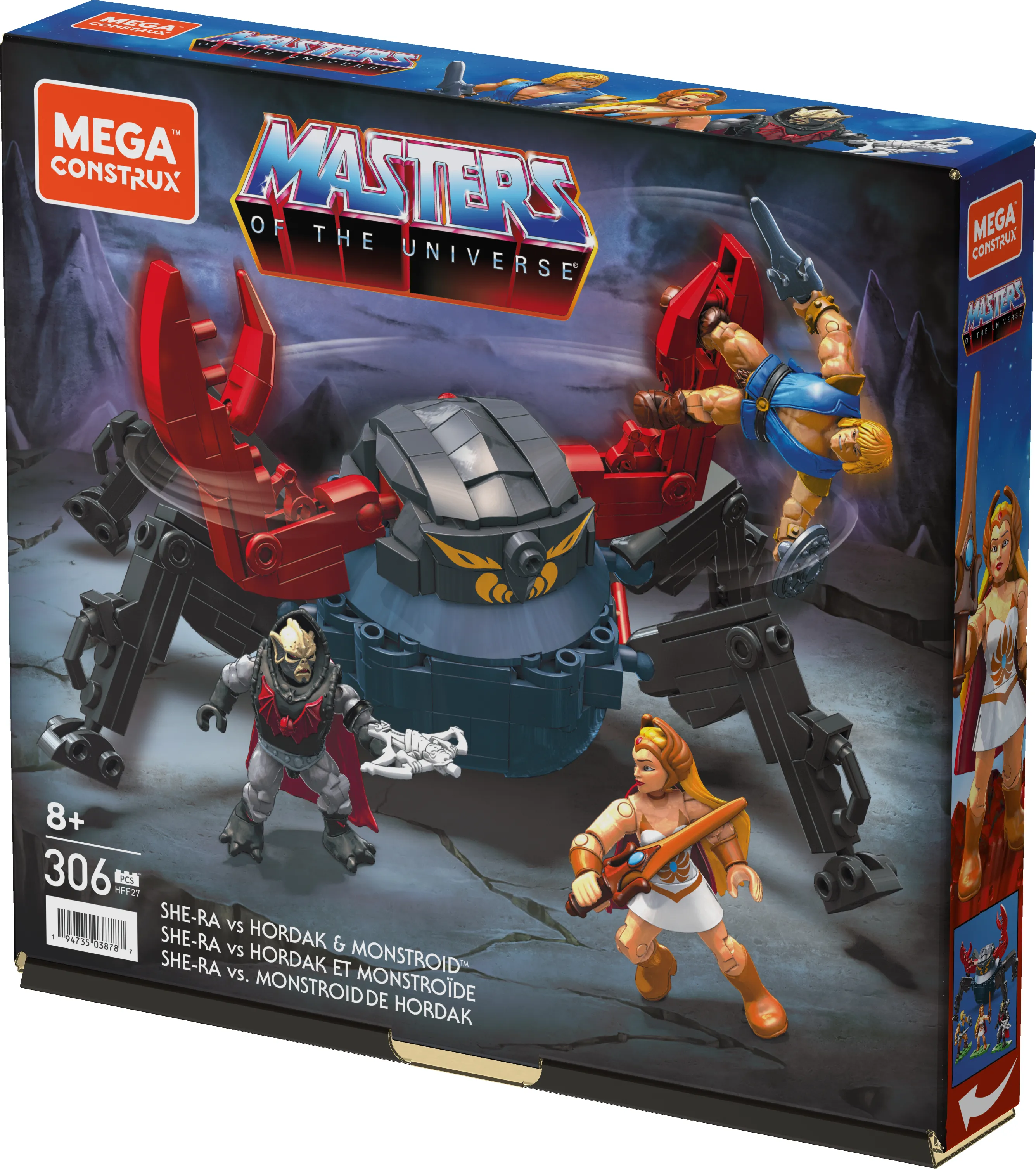 MegaBloks Construx Masters of the Universe Origins She-Ra vs Hordaks Monstroid, construction toy