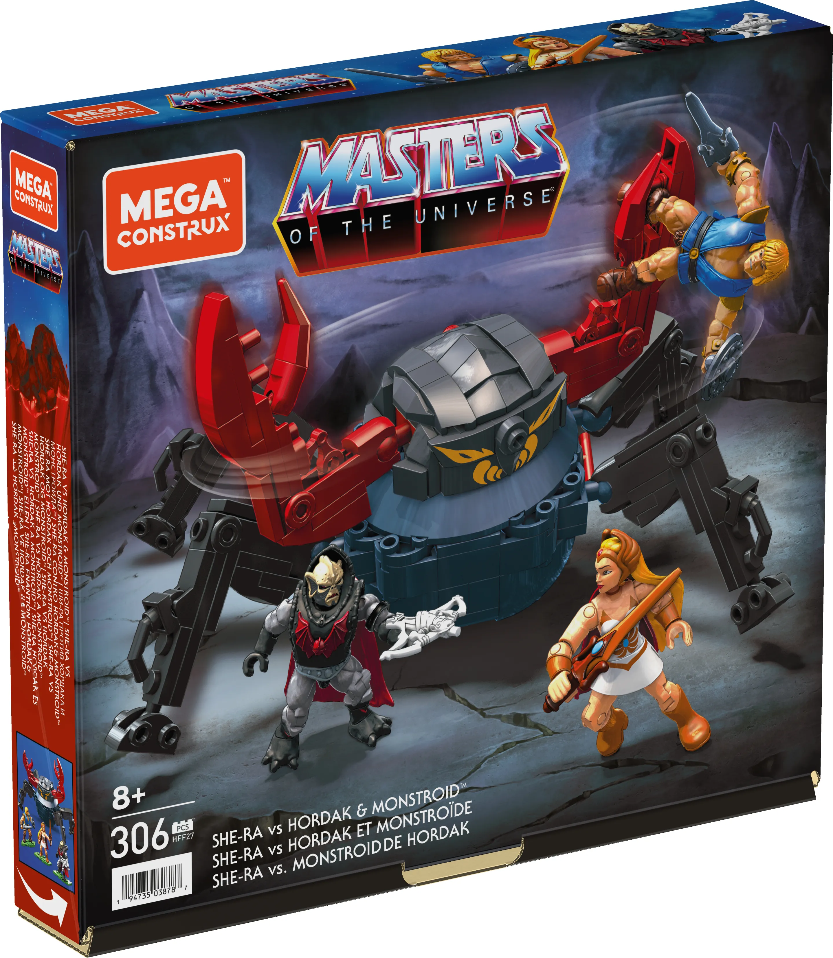 MegaBloks Construx Masters of the Universe Origins She-Ra vs Hordaks Monstroid, construction toy