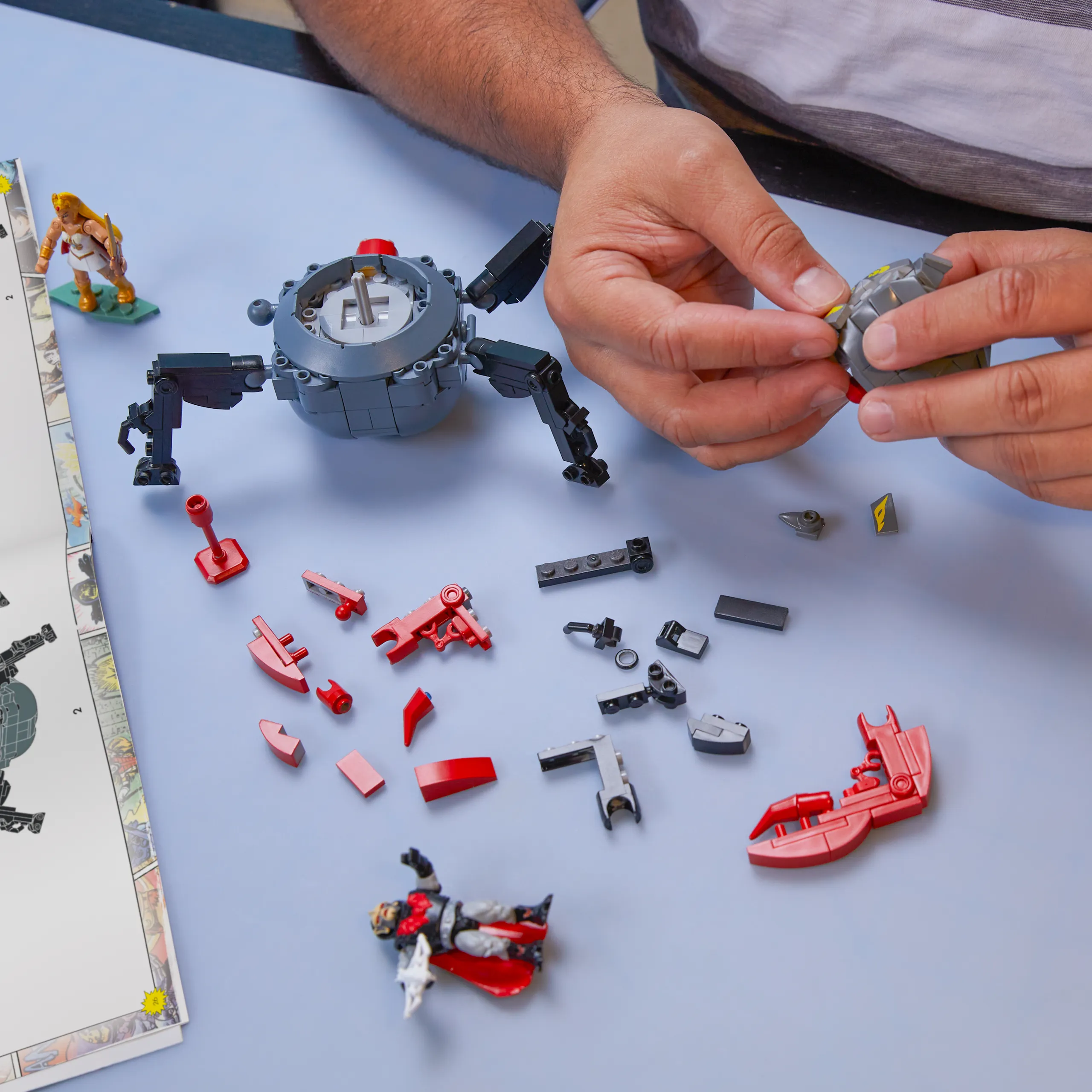 MegaBloks Construx Masters of the Universe Origins She-Ra vs Hordaks Monstroid, construction toy