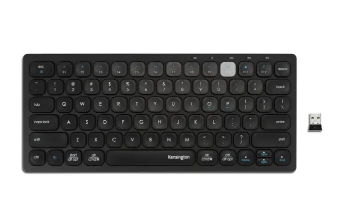 Kensington Dual Compact -langaton näppäimistö, musta