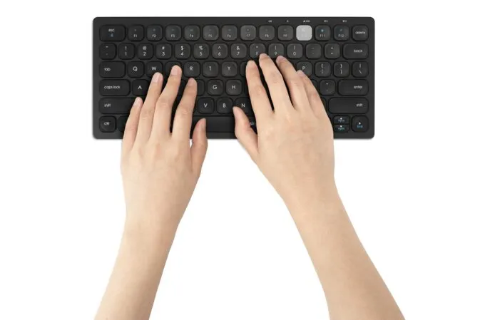 Kensington Dual Compact - tr&aring;dl&ouml;st tangentbord, svart