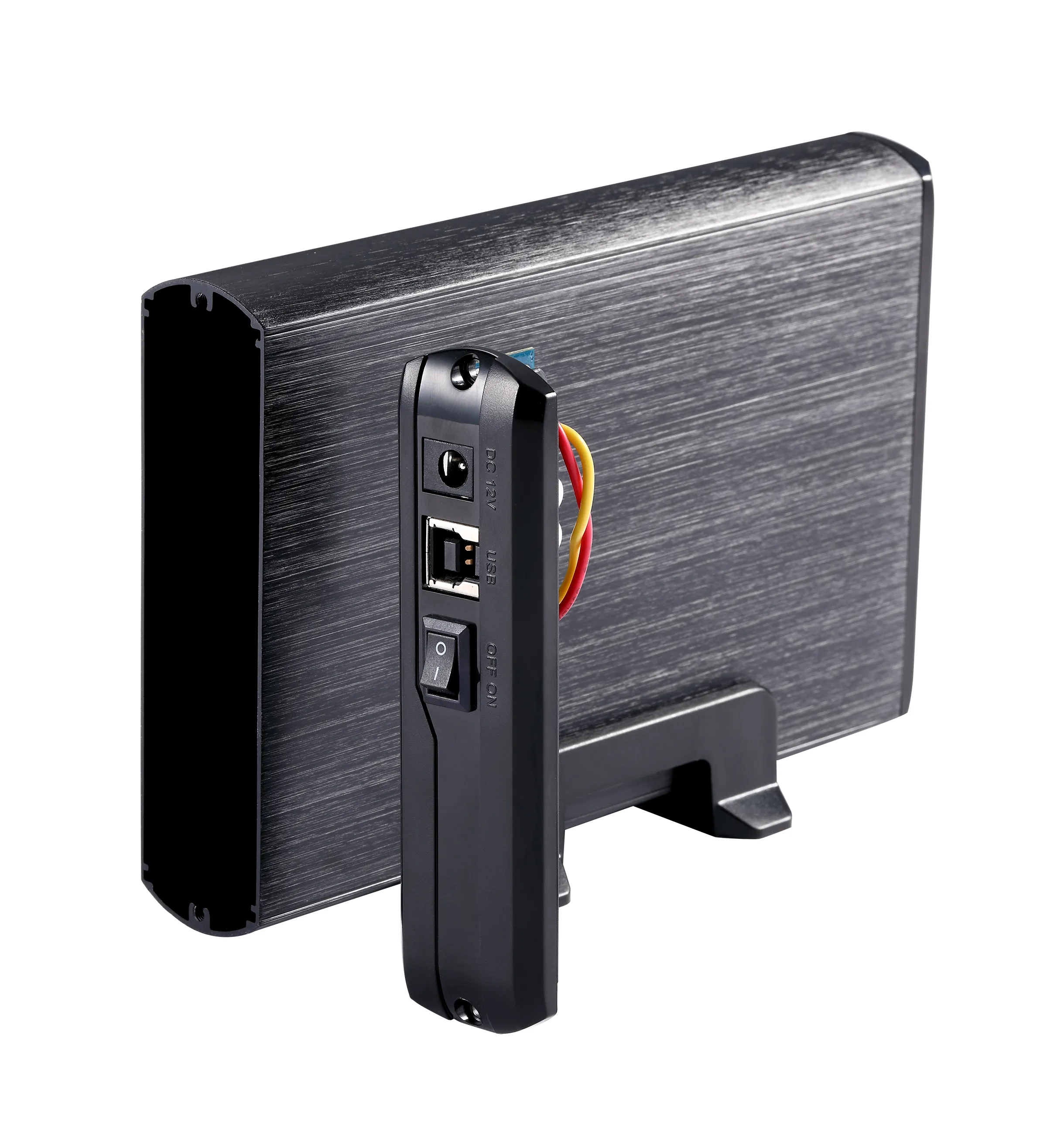 DELTACO ulk.kotelo 1x3,5" SATA-kiintolevylle, USB 3.0, alu, musta