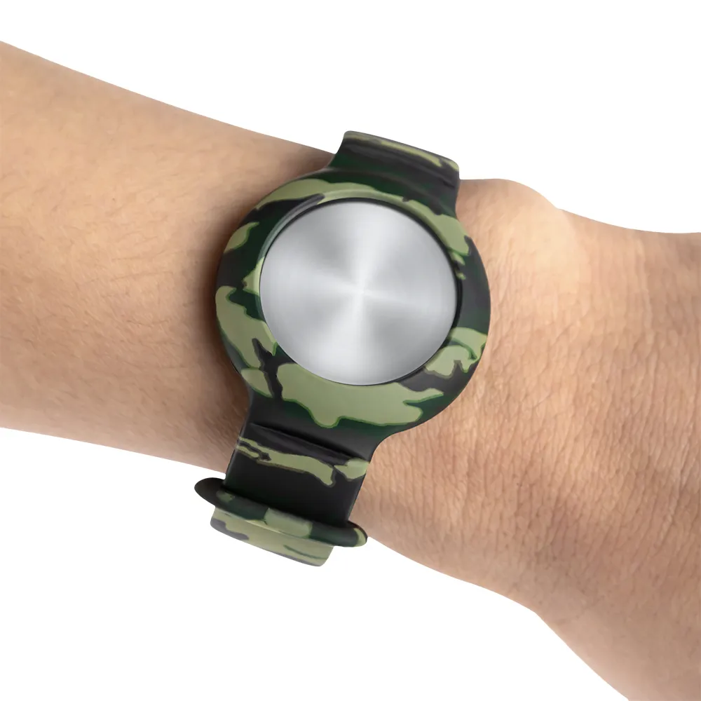 Deltaco Silicone Wristband, AirTag - wristband, Camouflage