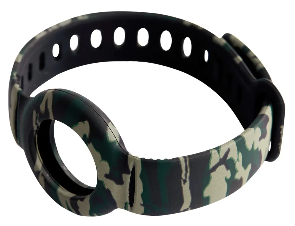 Deltaco Silicone Wristband, AirTag - wristband, Camouflage