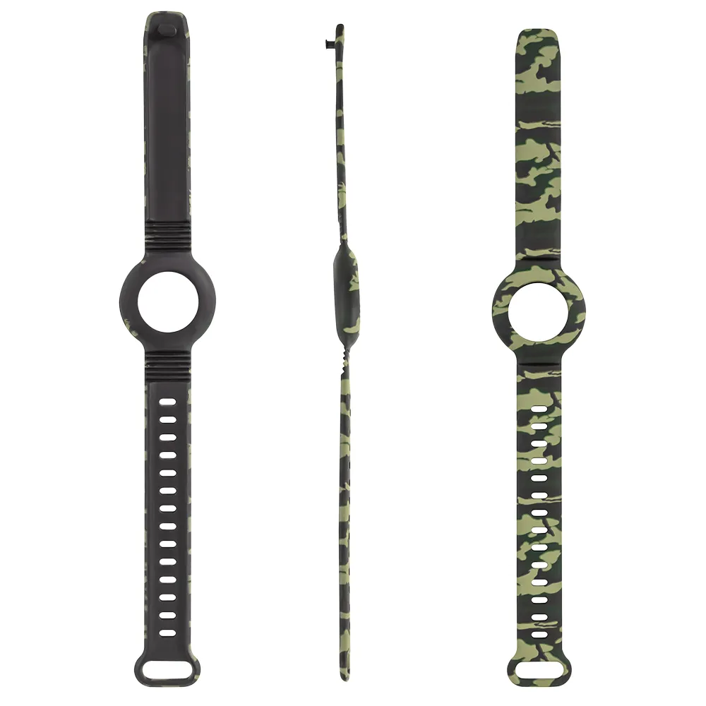 Deltaco Silicone Wristband, AirTag - wristband, Camouflage