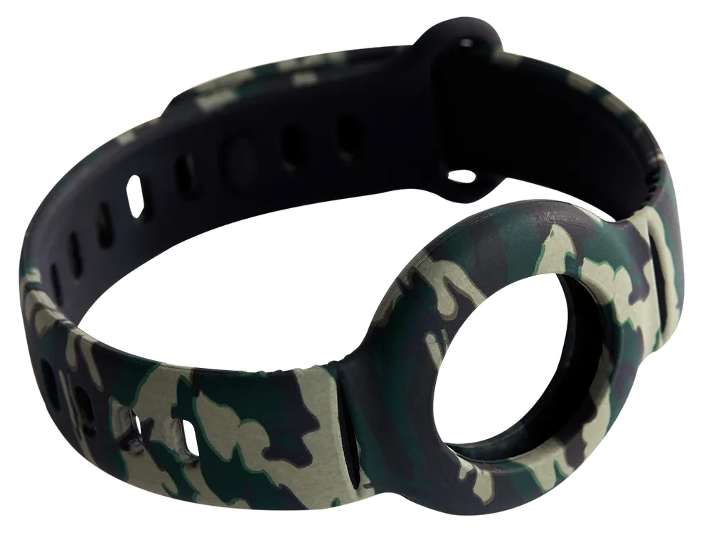 Deltaco Silicone Wristband, AirTag - wristband, Camouflage