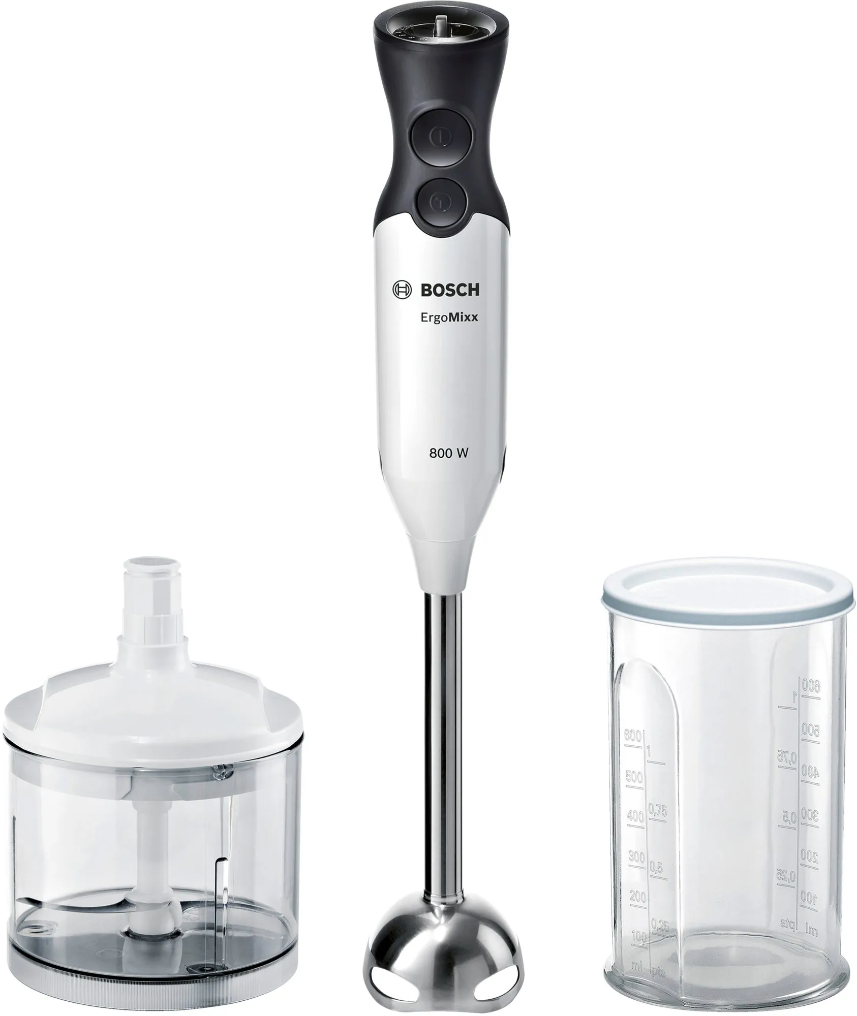 Bosch ErgoMixx MS6CA4120 - sauvasekoitin, musta/ruostumaton teräs