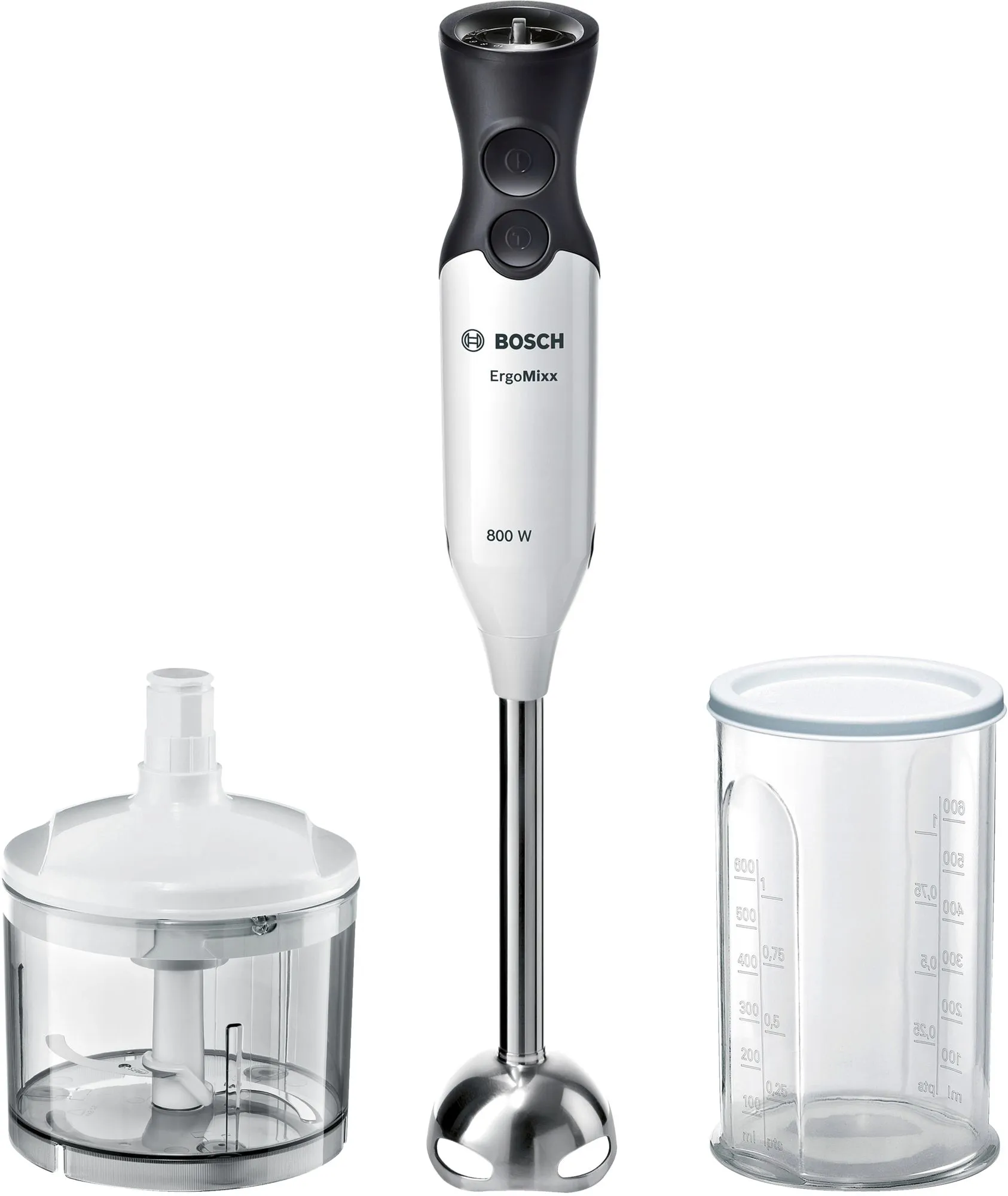 Bosch ErgoMixx MS6CA4120 - sauvasekoitin, musta/ruostumaton teräs