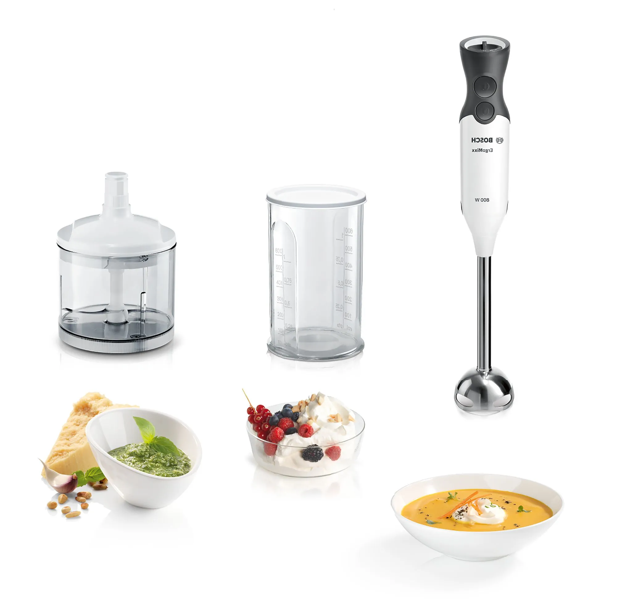 Bosch ErgoMixx MS6CA4120 - sauvasekoitin, musta/ruostumaton ter&auml;s
