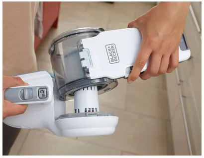 Black+Decker Dustbuster Pivot PV1820L-QW 18V -k&auml;sik&auml;ytt&ouml;inen imuri, kromi