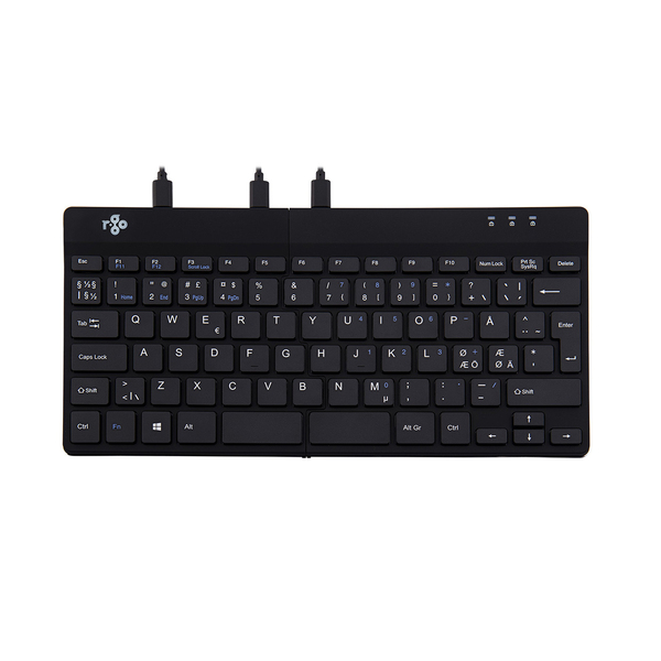 R-Go Split Break Wireless Ergonomic Keyboard, Black