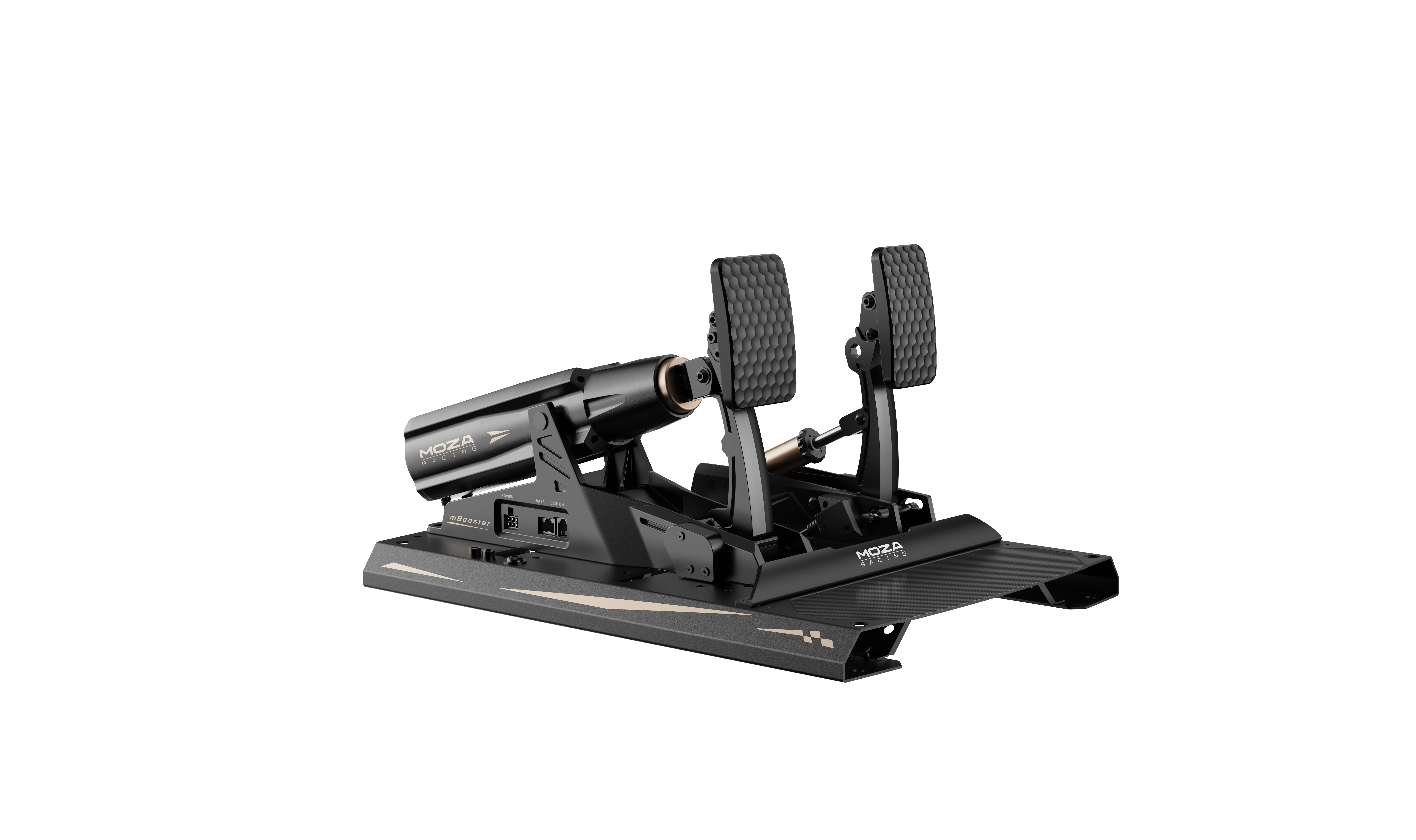 MOZA mBooster Active Pedal Bundle, Dynamic Force Feedback + CRP2 Throttle