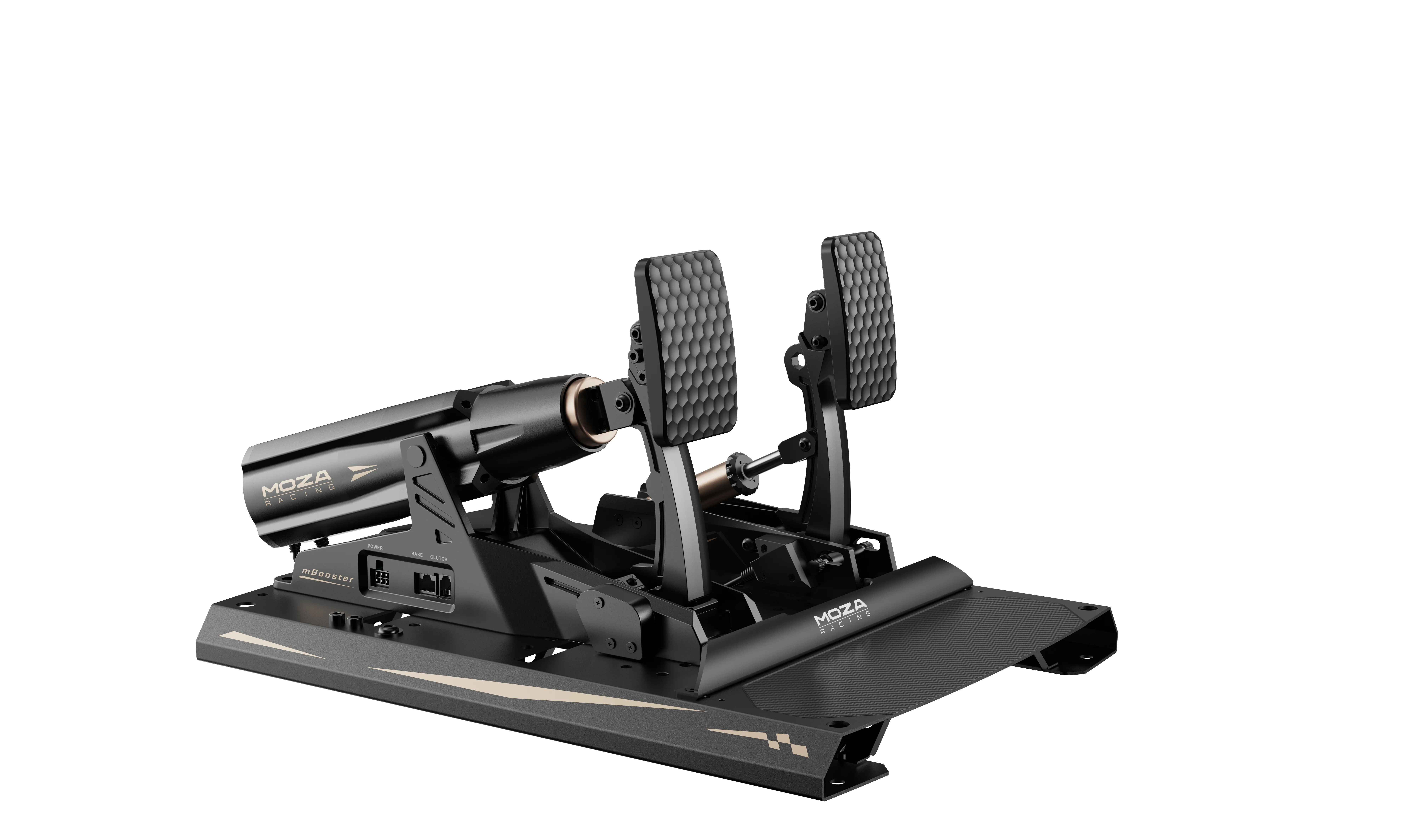 MOZA mBooster Active Pedal Bundle, Dynamic Force Feedback + CRP2 Throttle
