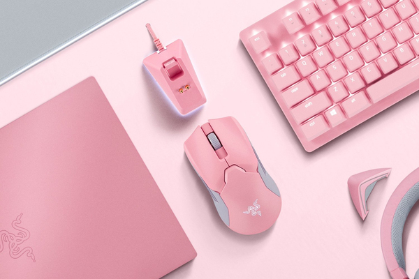 Razer Viper Ultimate - wireless gaming mouse, pink
