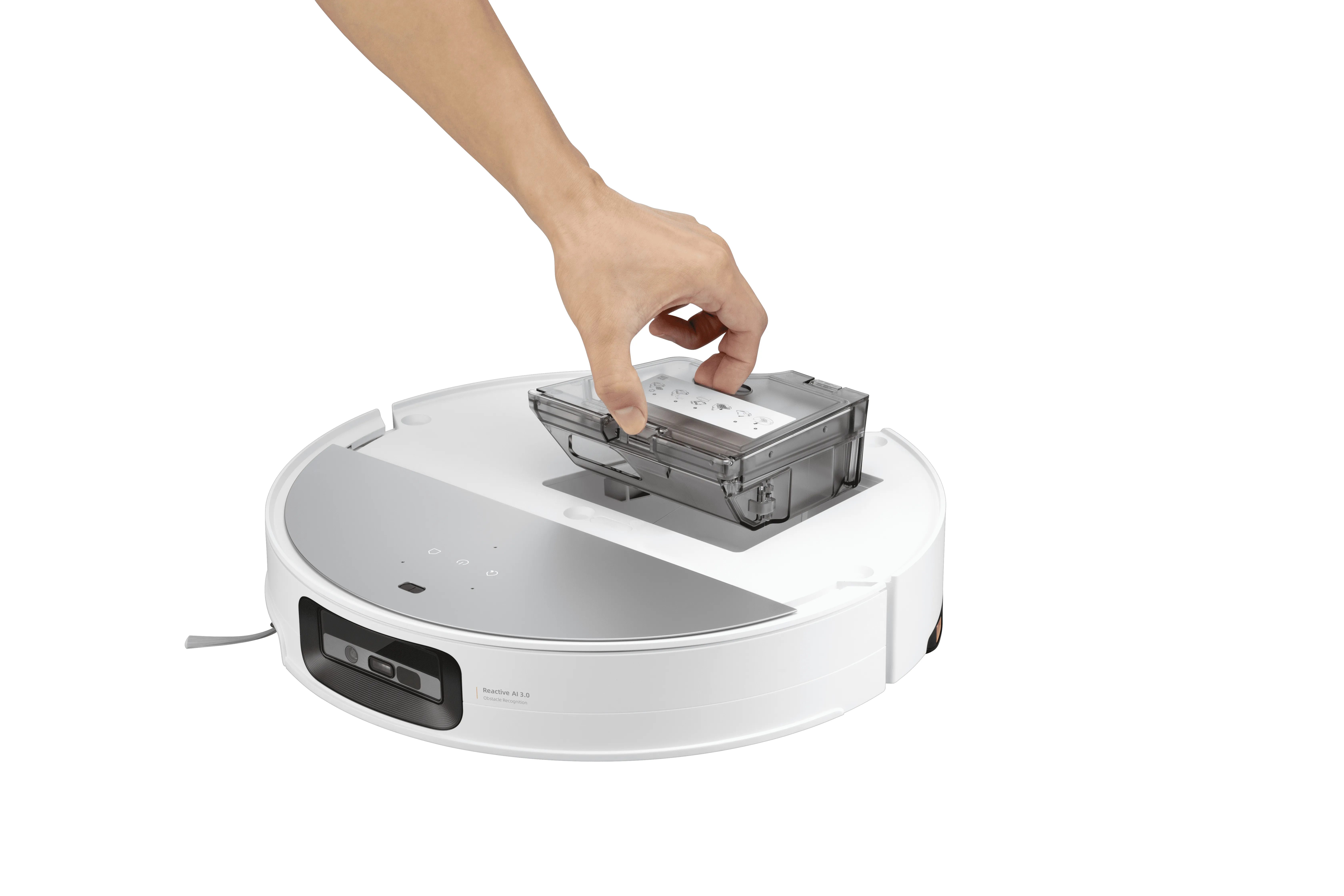 Roborock VC Saros 10 - robotdammsugare, Vit Roborock VC Saros 10 - robotdammsugare, Vit