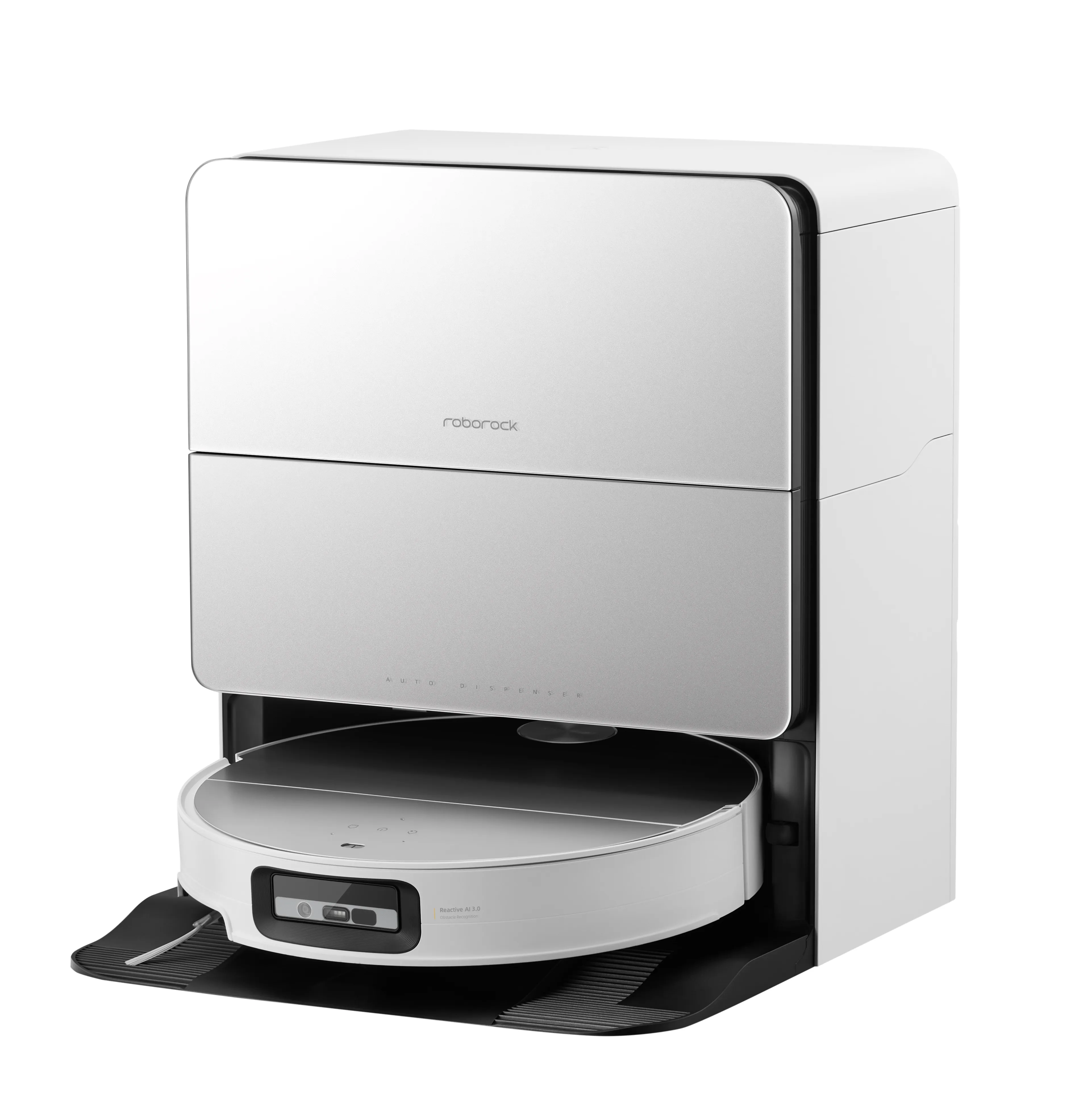 Roborock VC Saros 10 - robotdammsugare, Vit Roborock VC Saros 10 - robotdammsugare, Vit