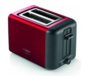 Bosch Compact Toaster Design Line TAT3P424DE (red / black)
