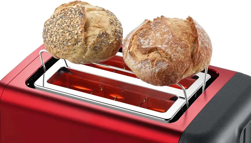Bosch Compact Toaster Design Line TAT3P424DE (red / black)