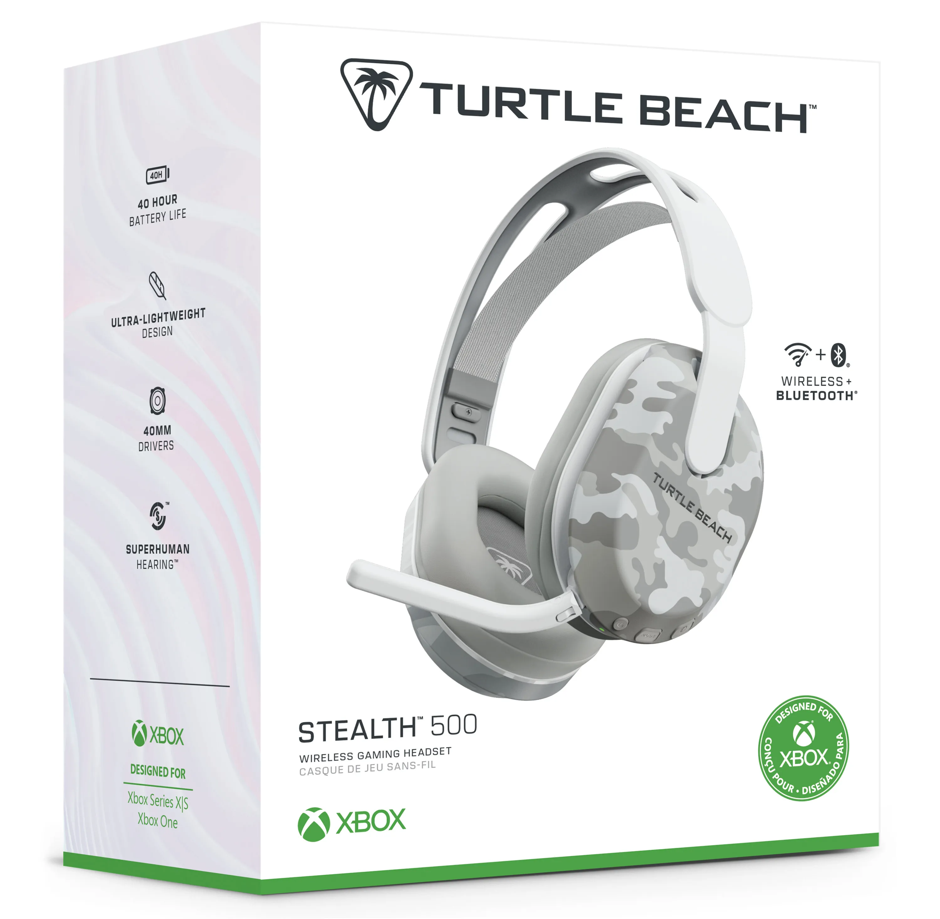 Turtle Beach Stealth 500 XB Wireless Gaming Headset, Arctic Camo