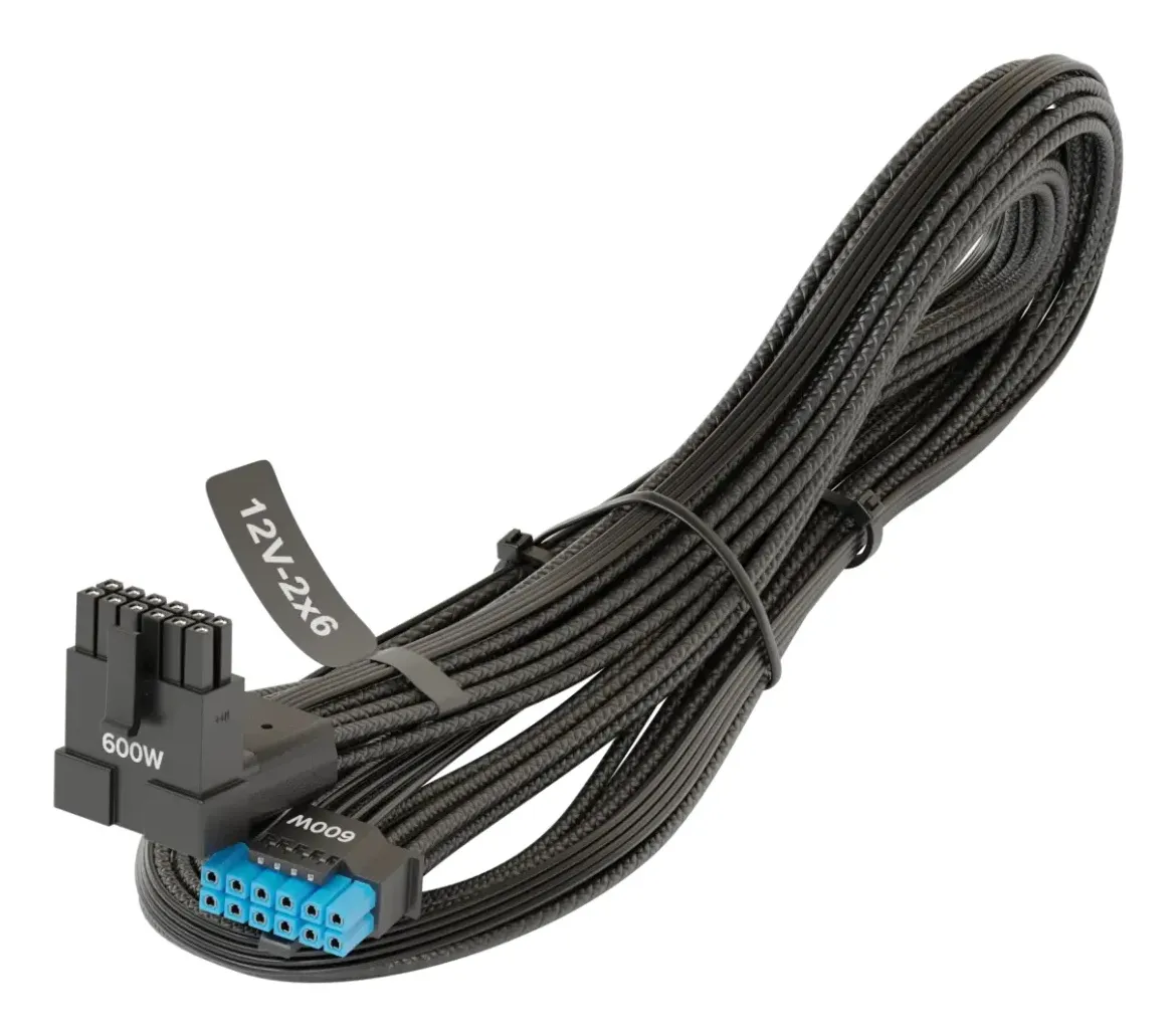 Seasonic SS-16P-90°-12V -2x6-600, black