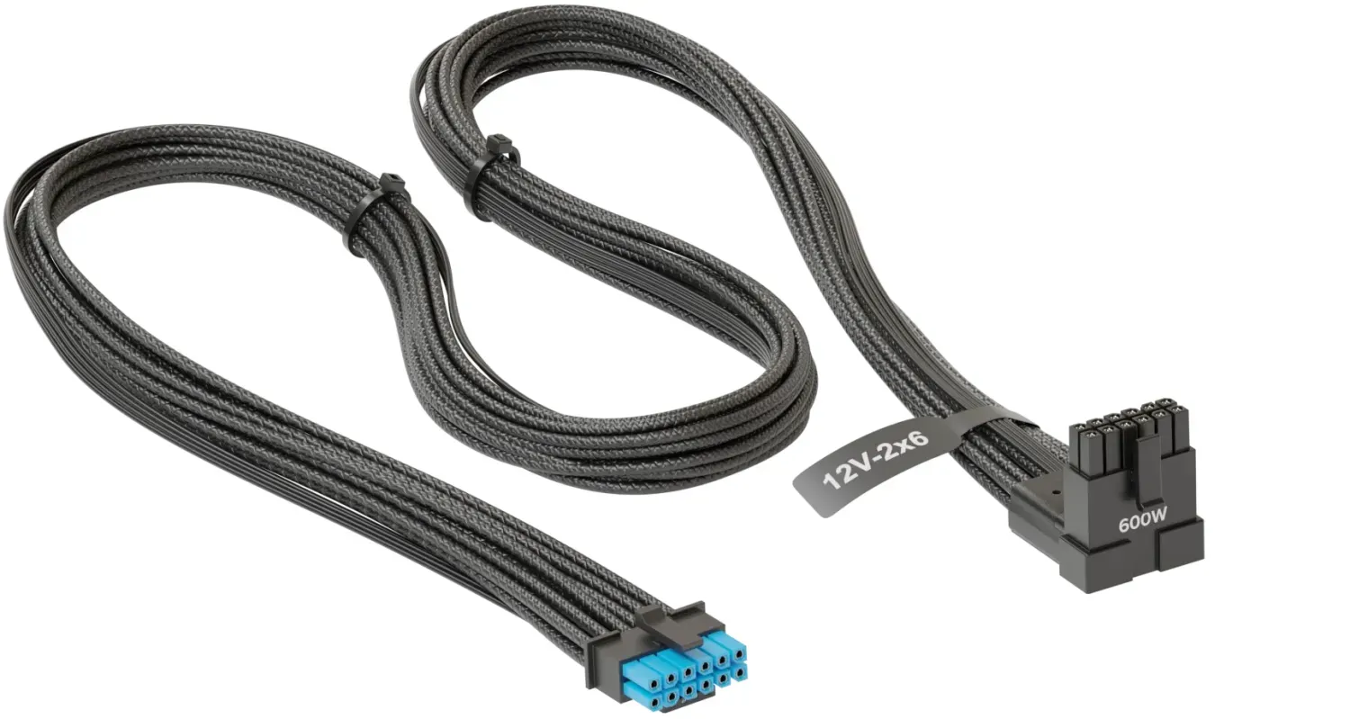 Seasonic SS-16P-90&deg;-12V -2x6-600, black