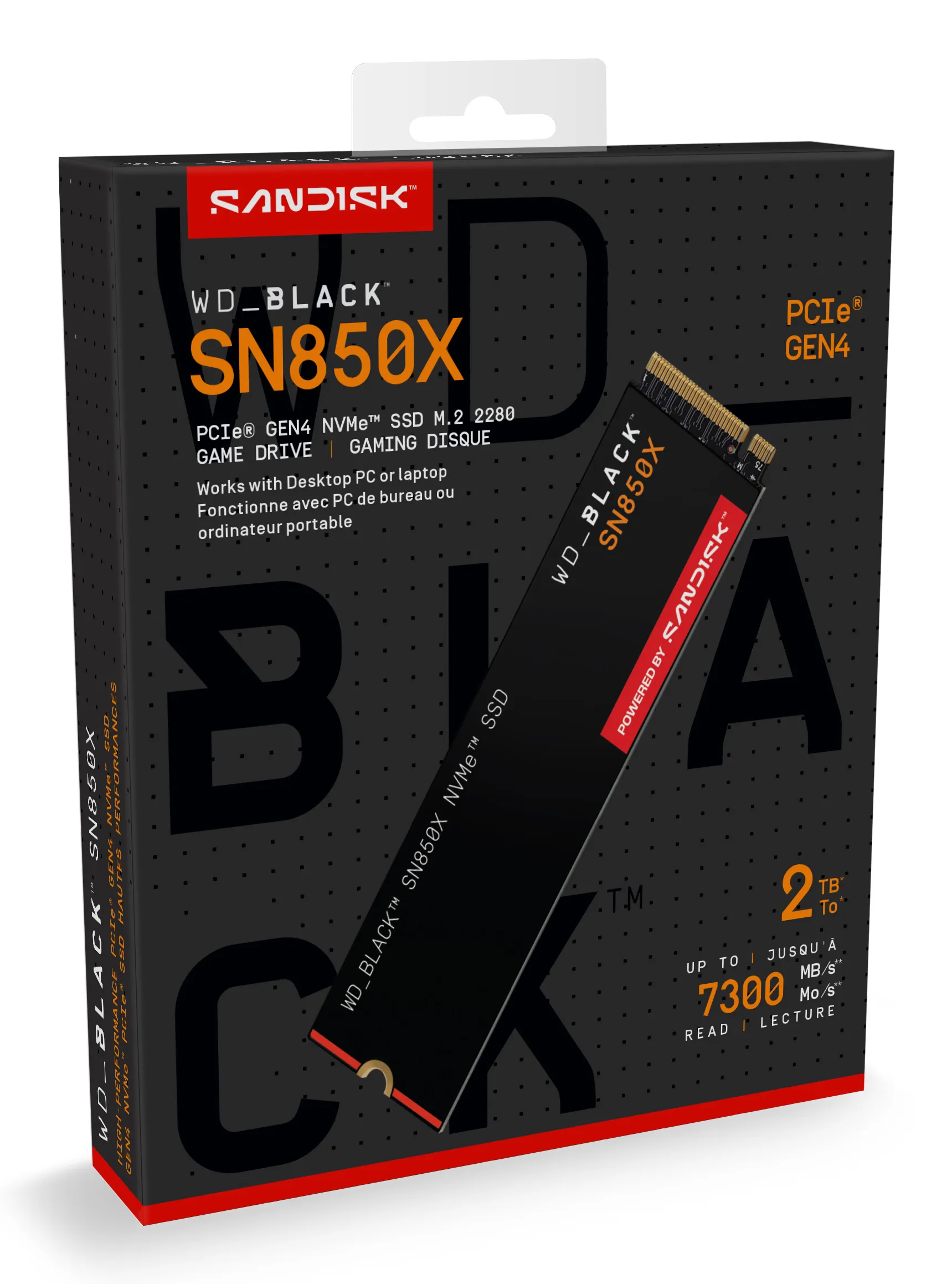 WD Black SN850X 2TB M.2 PCIe 4.0 NVMe SSD