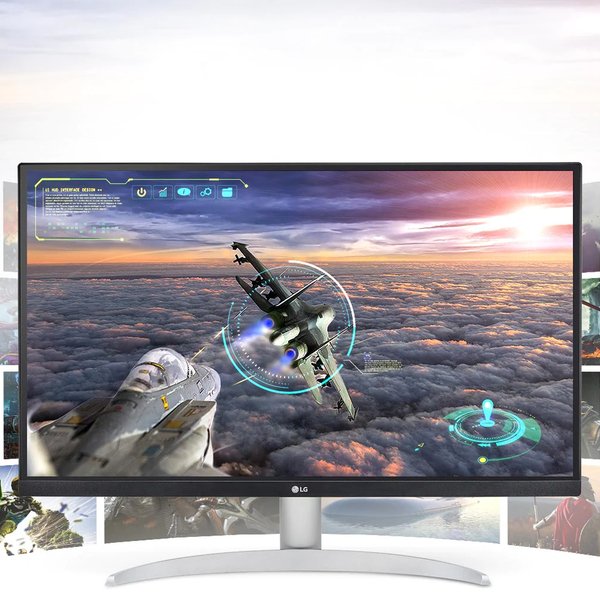 LG 27" 27UP600-W, 4K UHD, IPS -n&auml;ytt&ouml;