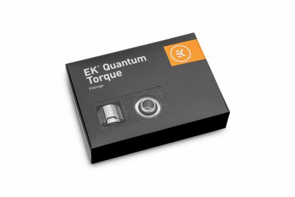 EKWB EK-Quantum Torque 6-Pack STC 10/16, kompressionskopplings-kit, nickel