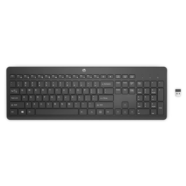 HP 230 Wireless Keyboard, Black - Nordic (Consumer)