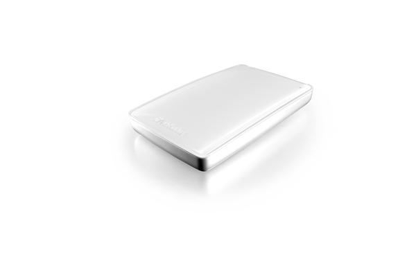 *VERBATIM 2,5&quot; Ulkoinen kovalevy 500GB - USB 3.0. Ulkoinen kiintolevy MAC k&auml;ytt&auml;jille. FAT32. Valkoinen