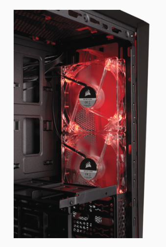 Corsair Carbide SPEC-Alpha Black &amp; Red Gaming Midi Tower