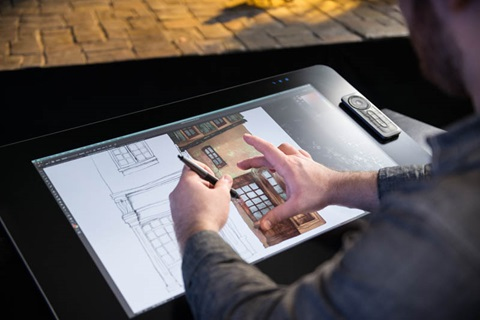 WACOM Cintiq 27QHD Pen and Touch 27i display with crystal clear resolution and true-to-life (1.07 billion)color