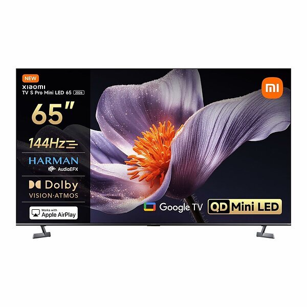 Xiaomi TV S Mini LED 2026 75" 4K Google TV, 120 Hz, dark grey