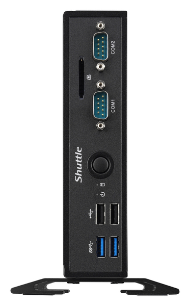 Shuttle slim barebone C3855U, svart