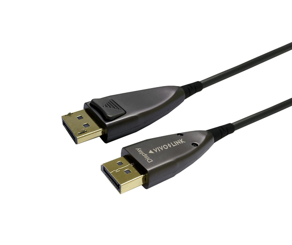 Vivolink Pro Optical DisplayPort &ndash; DisplayPort 1.4 - cable, 40 m, Black/Grey