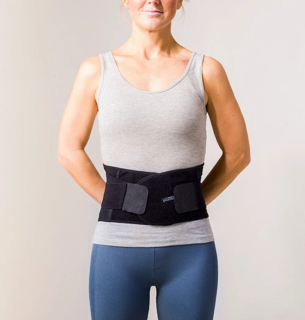 SWEDISH POSTURE Stabilize Ländryggsbälte M Svart