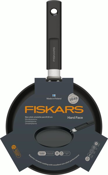 Fiskars Hard Face lettu- ja munakaspannu 22 cm