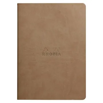 Rhodiarama Sewn spine Taupe A5 dot
