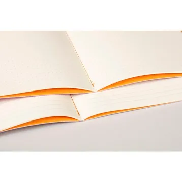 Rhodiarama Sewn spine Taupe A5 dot