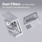 AeroCool P500A Midi-Tower Case with window, Black