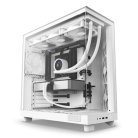 NZXT H6 midi-tower chassi med f&ouml;nster, vit