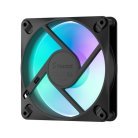 Fractal Design Dynamic 3 12 PWM RGB 120 mm chassifl&auml;kt - svart
