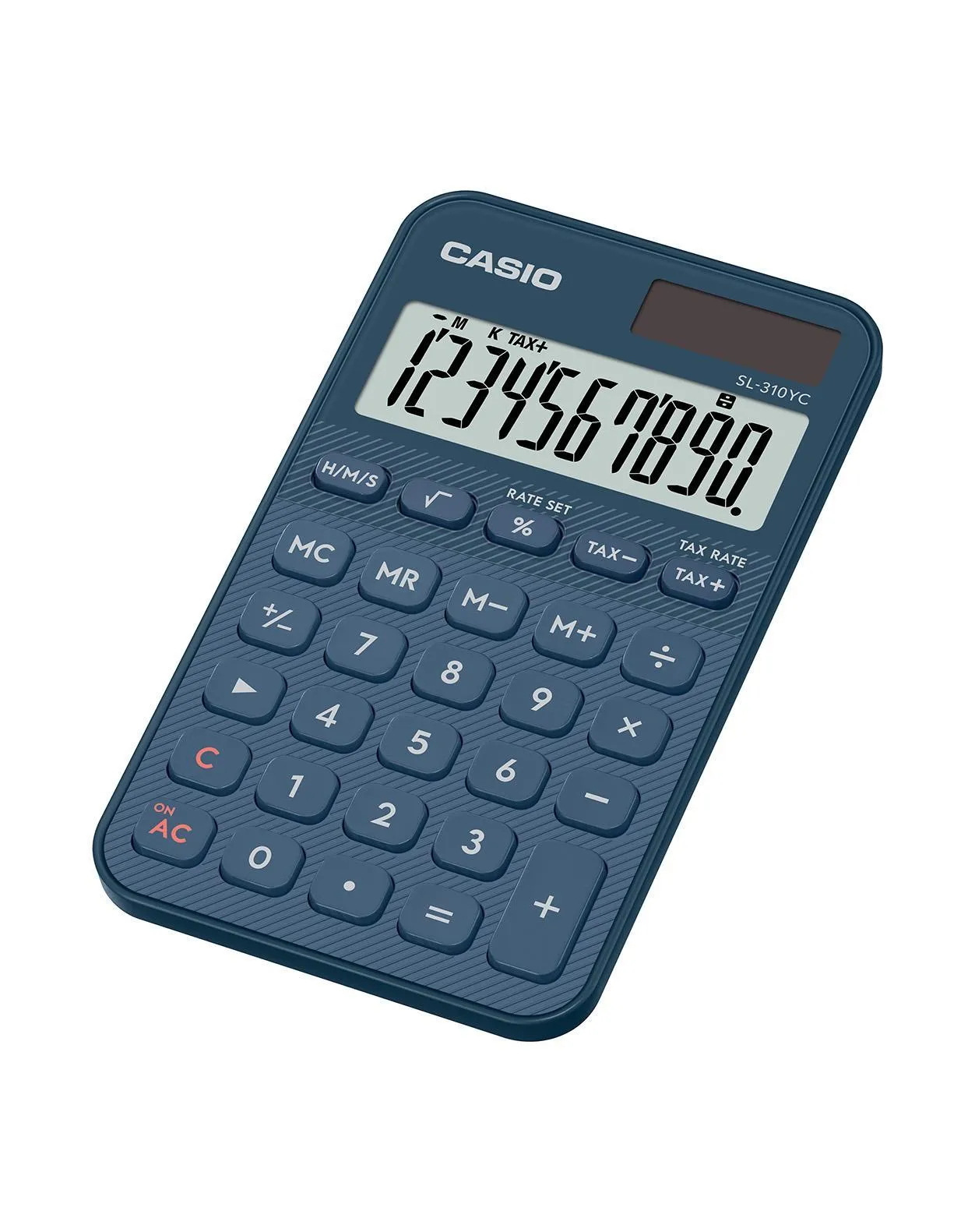 Casio SL-310YC 10-digit Pocket Calculator - Navy