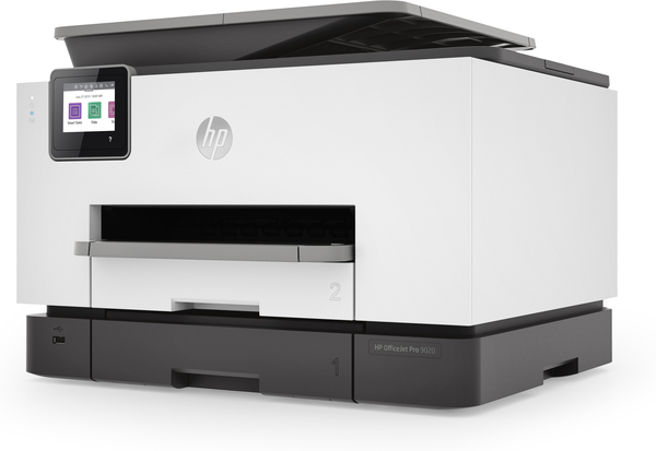 HP Officejet Pro 9020 All-in-One - Monitoimitulostin - v&auml;ri - mustesuihku - Legal (216 x 356 mm) (alkuper&auml;inen) - A4/Legal (media) - jopa 39 sivua/min (kopioint
