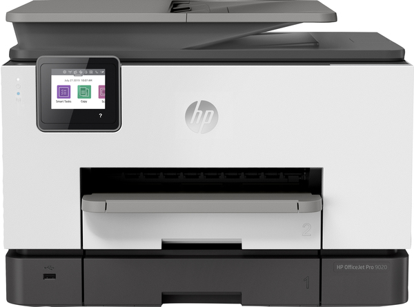 HP Officejet Pro 9020 All-in-One - Monitoimitulostin - v&auml;ri - mustesuihku - Legal (216 x 356 mm) (alkuper&auml;inen) - A4/Legal (media) - jopa 39 sivua/min (kopioint