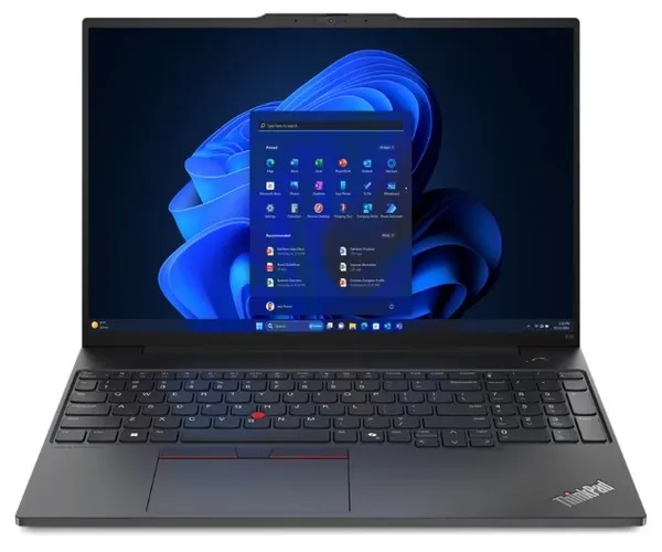 Lenovo ThinkPad E16 G2 16" Ryzen 5 7535HS, 16 Gt, 512 Gt, Win 11 Pro -kannettava, Musta