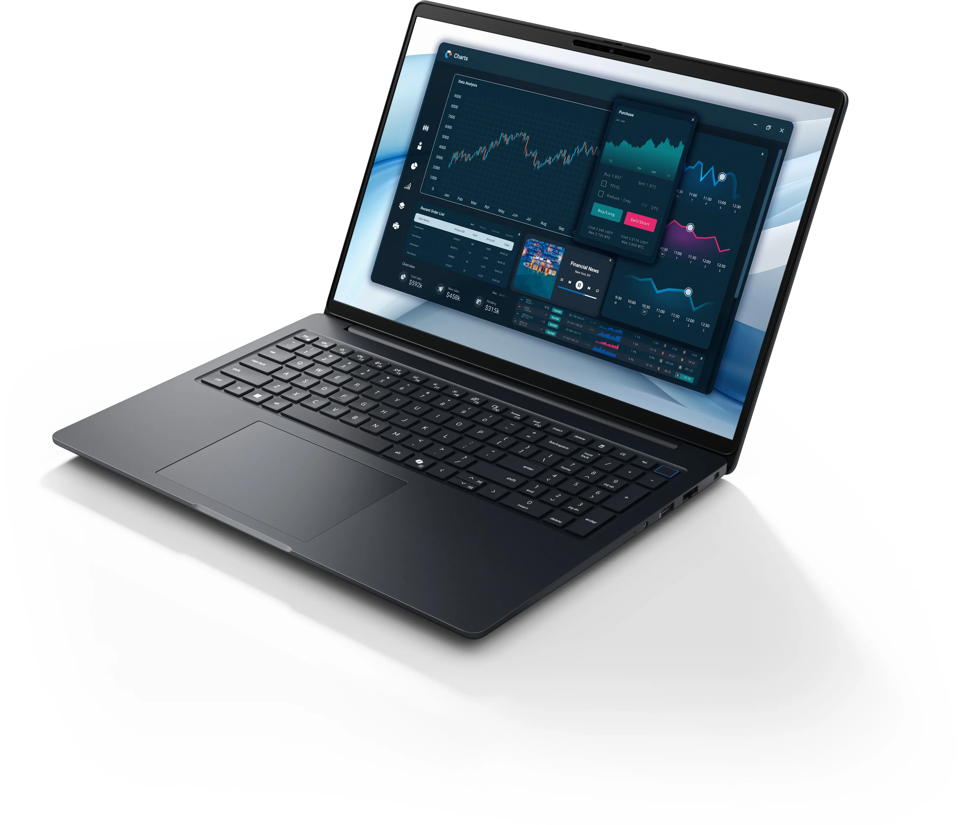 Dell Pro Precision 5 16" Ryzen AI 9 PRO 465, 64 Gt, 1 Tt, Win 11 Pro -kannettava, grafiitti