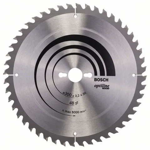 Bosch circular saw blade Optiline Wood, O 300mm, 48Z